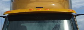 Image of a Truck with a Roof Mount Transponder