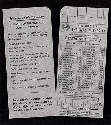 1954-toll-ticket