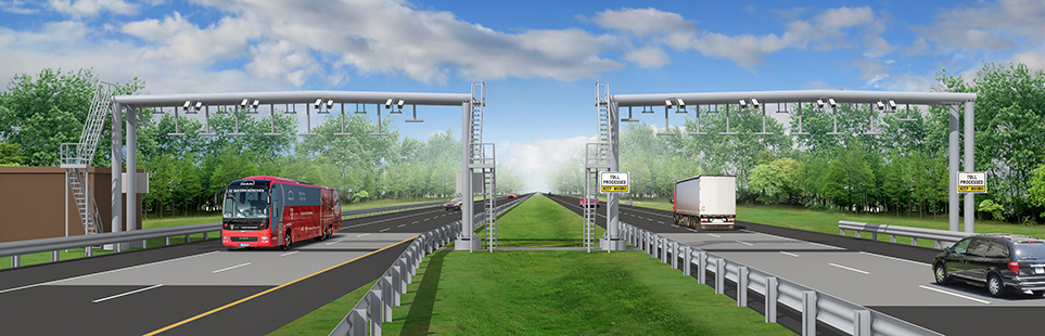 Cashless Tolling Rendering