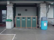 Service Area Recycling Containers Image