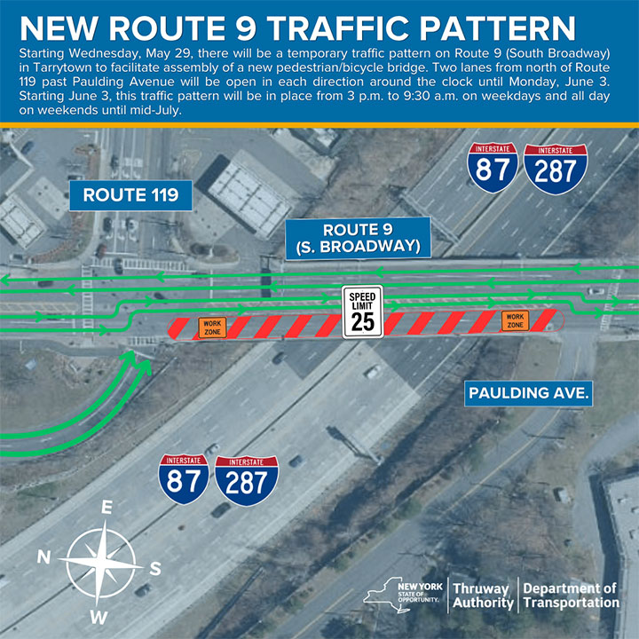 New Route Traffic Pattern Image - starting May 29