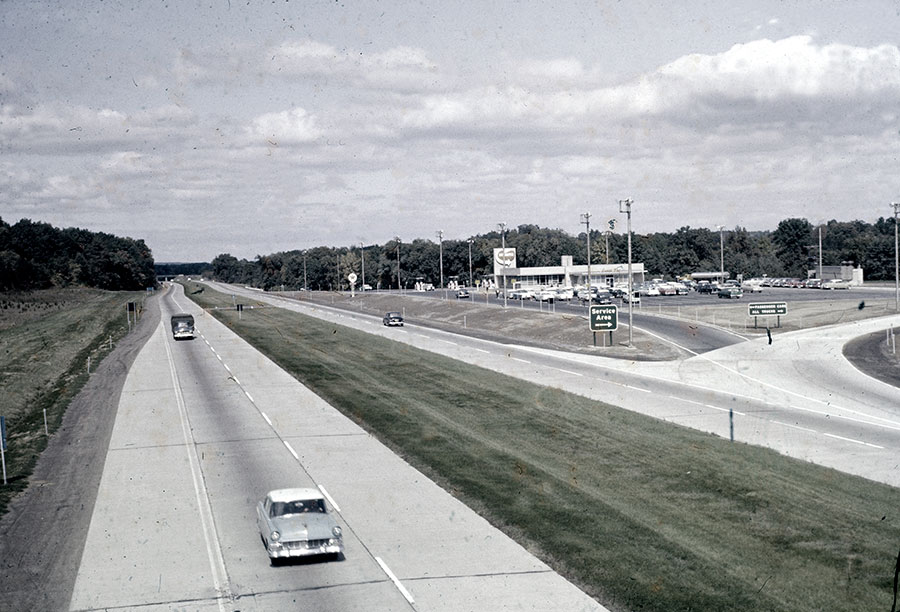 Service Area from Thruway